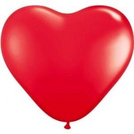 100 baloane nunta inimioare rosii 30cm