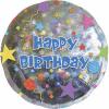 Balon folie metalizata 45cm  happy birthday