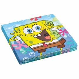 20 Servetele Sponge Bob Party 33x33cm