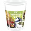 8 Pahare Party 200ml ANGRY BIRDS STAR WARS