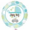 Balon botez folie metalizata 45cm Buggy Baby Boy