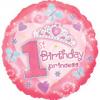 Balon folie metalizata  FIRST BIRTHDAY PRINCESS 45cm