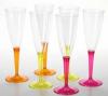Cupe Pahare sampanie din plastic reutilizabile set 6buc. in diverse culori