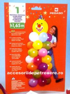 Decoratiune Party CLOWN 1,65metri inaltime cu 42 baloane