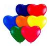 Set 100 baloane inimioare rosii 30cm