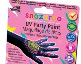 Kit UV face & body painting Snazaroo