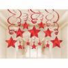 30 spirale decorative pentru agatat red