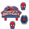 4 lumanari spiderman party minifigurine
