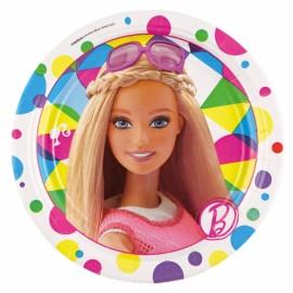 8 Farfurii Party Barbie Sparkle 18cm