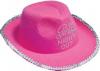 Palarie cowboy pink girls party