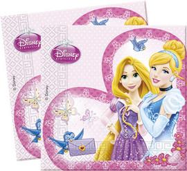 20 Servetele 33x33cm PRINCESS GLAMOUR PARTY