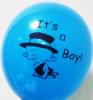 20 baloane botez 30cm imprimate it's a boy -culoare