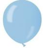 100 baloane latex metalizate 13cm calitate heliu albastru deschis bleu