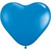 25 baloane inimioare albastre 30cm