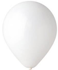 50 Baloane albe latex standard 26cm calitate heliu