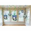 12 Decoratiuni Spirale Fotbal Party