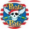 8 farfurii petrecere pirati 23cm pirates party
