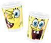 Pahare plastic 200ml sponge bob party