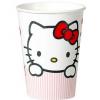 10 pahare carton 200cc hello kitty sweetheart