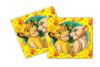 Servetele de petrecere 33x33cm regele leu / lion king