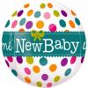 Balon botez folie orbz sfera welcome new baby-