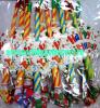 20 Suflatori Spirale sonore colorate diverse decoruri HAPPY BIRTHDAY STAR
