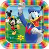 Farfurii patrate party mickey mouse