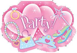 8 Invitatii party PRINCESS