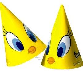 6 coifuri copii TWEETY YELLOW