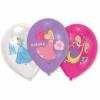 6 baloane princess latex imprimeu color 28cm