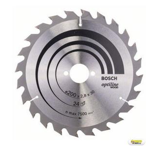 Disc taiere lemn 200X30, 24 dinti, Bosch