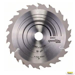 Disc ferastrau circular SpeedLine 160X20, 18 Bosch