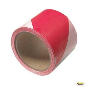 Banda delimitare rosu-alb, 75mm, 50m Evo