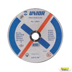 Accesoriu disc taiere metal Unior 115x3 x22 - 1200/1