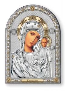 Iconite argint Fec Maria Iisus icoana kazanskaia