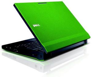 Laptop DELL Latitude 2100 verde, 10", Intel Atom 1600 Mhz, 1GB DDR2, 160 GB, Licenta Windows XP Home
