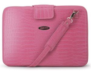 Geanta laptop Faux-Croc MobileEdge, 14", roz
