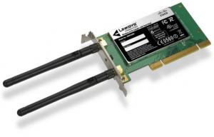 Retelistica > noi > Placa de retea wireless-N Linksys Dual-Band PCI