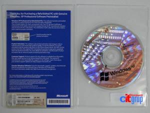 Software > Microsoft Office Windows > Licenta Windows XP Professional SP3 Refurbished , CD Engleza , se vinde impreuna cu calculator, pret 92 Lei +TVA