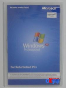 Licenta Software > Microsoft Office Windows > Licenta Windows XP Pro SP3 Refurbished desktop , CD Engleza , se vinde impreuna cu calculator, pret 70 Lei + TVA