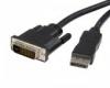 Accesorii > noi > Cablu Displayport 20 pini tata la DVI-D 24+1 pini tata, 1.8m