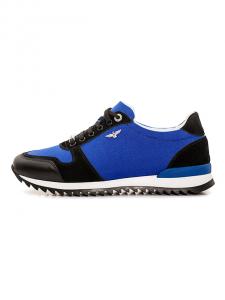 Pantofi Sport Piele Naturala Alessandro Biaggio M16 Blue