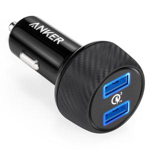 [NOU] Incarcator auto USB Anker PowerDrive Speed 2, Quick Charge 3.0