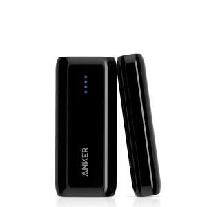 Baterie externa portabila ultra compacta Anker Astro E1 5200mAh, Negru