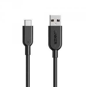 [NOU] Cablu de date USB-C - USB 3.1 Anker PowerLine II, 0.9m, Negru