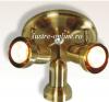 Lustra 3 brate model &quot;lux&quot; bronz - antique