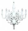 CANDELABRU LEMN ALB MODEL &quot;CARME&quot; 6 BRATE