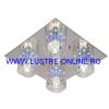 LUSTRA MIX-LED CUBURI + LEDURI + JOC DE LUMINI MODEL 810/4 - Sneha