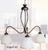 Lustra 3 becuri model &quot;capri&quot; negru antic