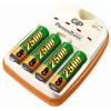 Incarcator rapid + 4 acumulatori aa 2500 mah smart 2